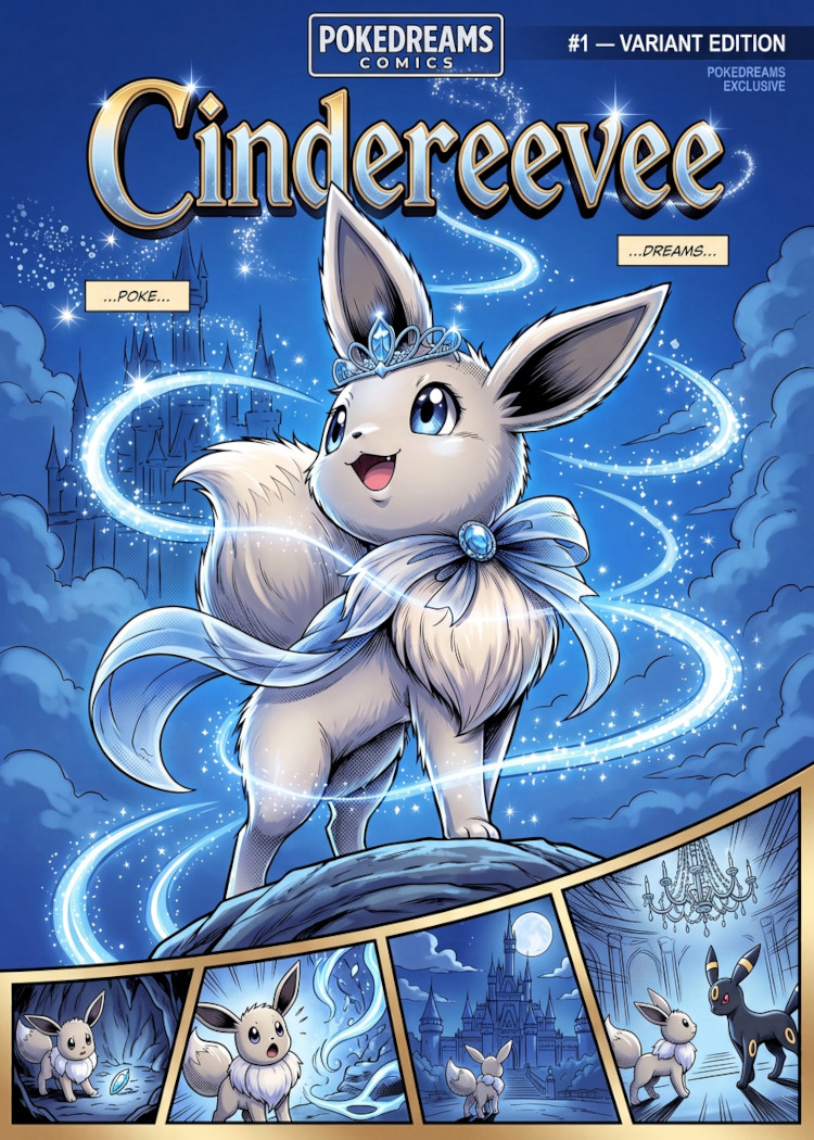 Cindereevee custom fan-art trading card