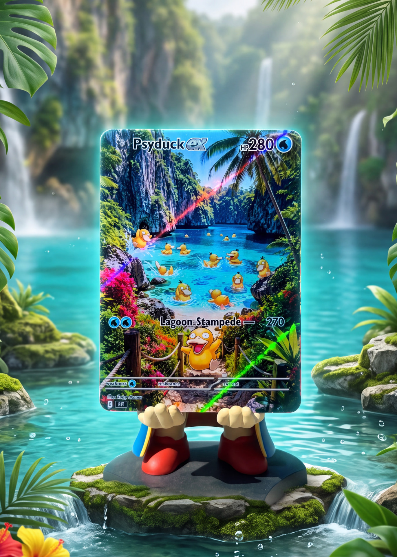 Lagoon Stampede custom fan-art trading card