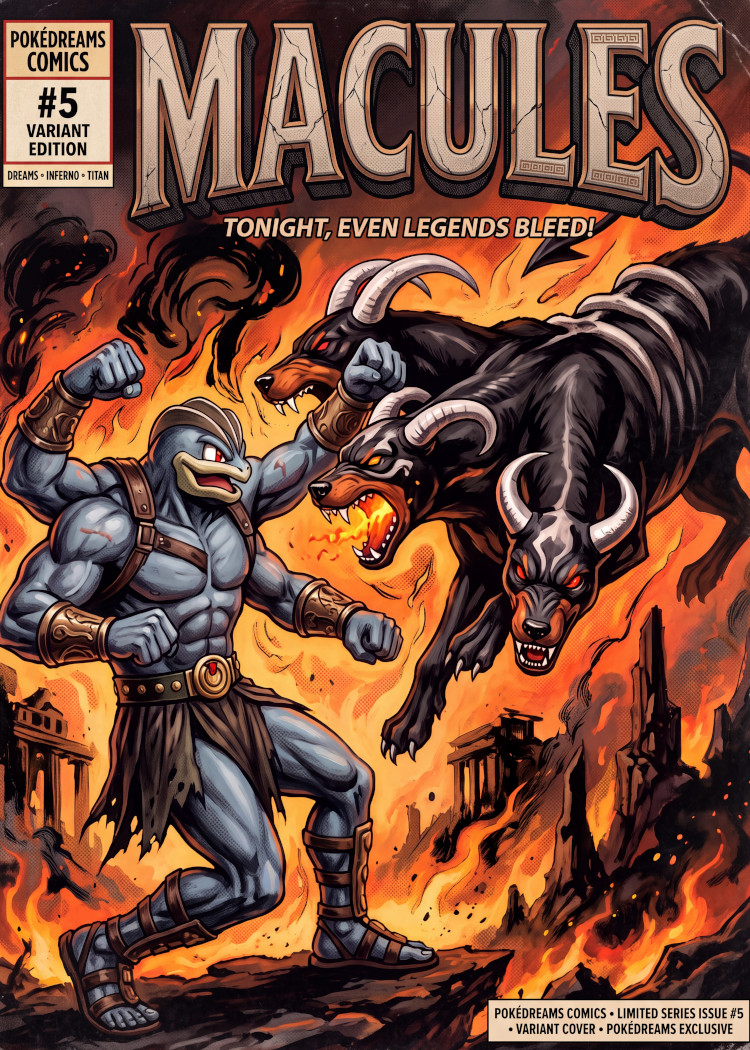Macules custom fan-art trading card