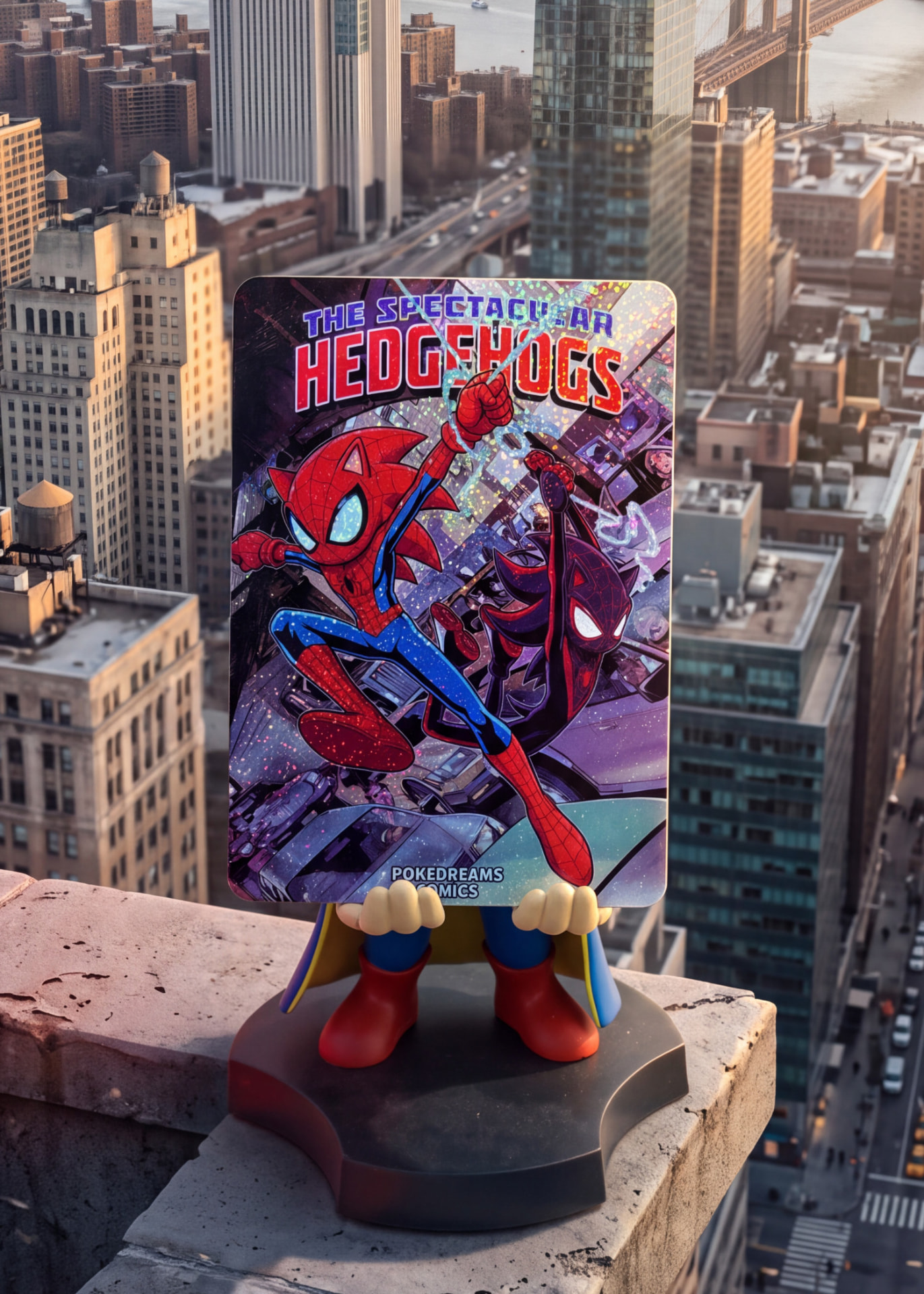 The Spectacular Hedgehogs custom fan-art trading card